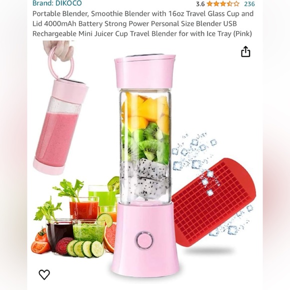 Blender/Portable Smoothie blender 12oz. - Picture 1 of 14